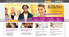 Desktop Screenshot of deutsch-lernen.com